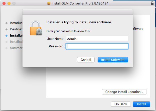 Export OLM to Apple Mail