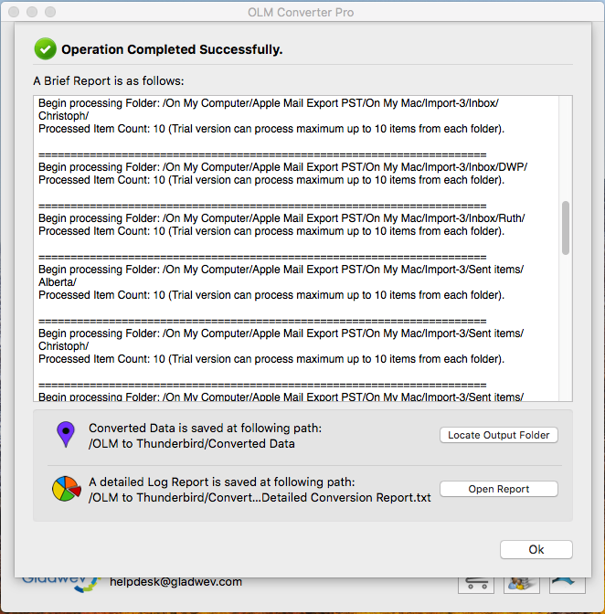 migrate olm to thunderbird