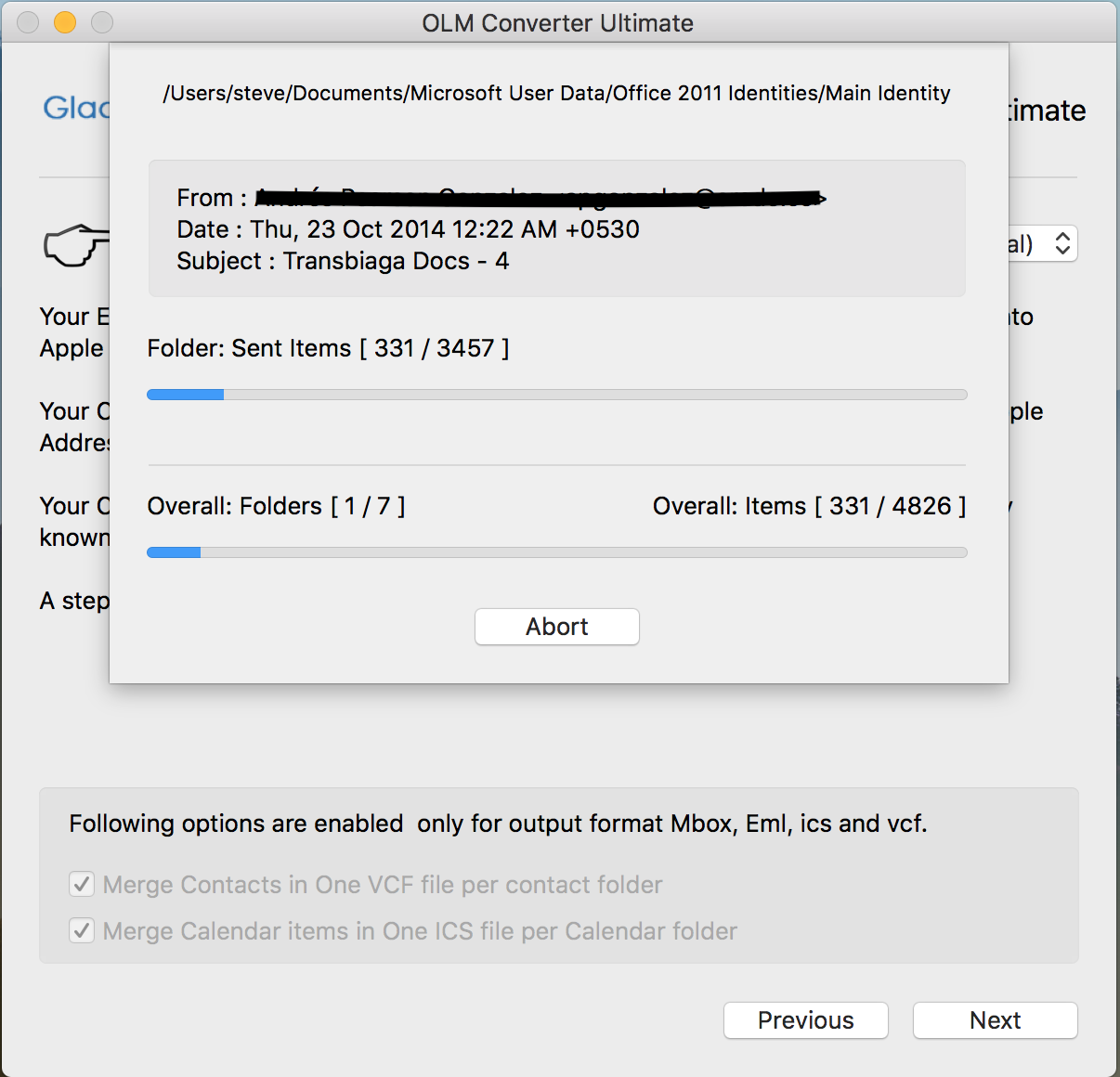 migrate outlook 2011 to apple mail